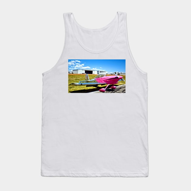 Pink Panther Aircraft Tank Top by Scubagirlamy